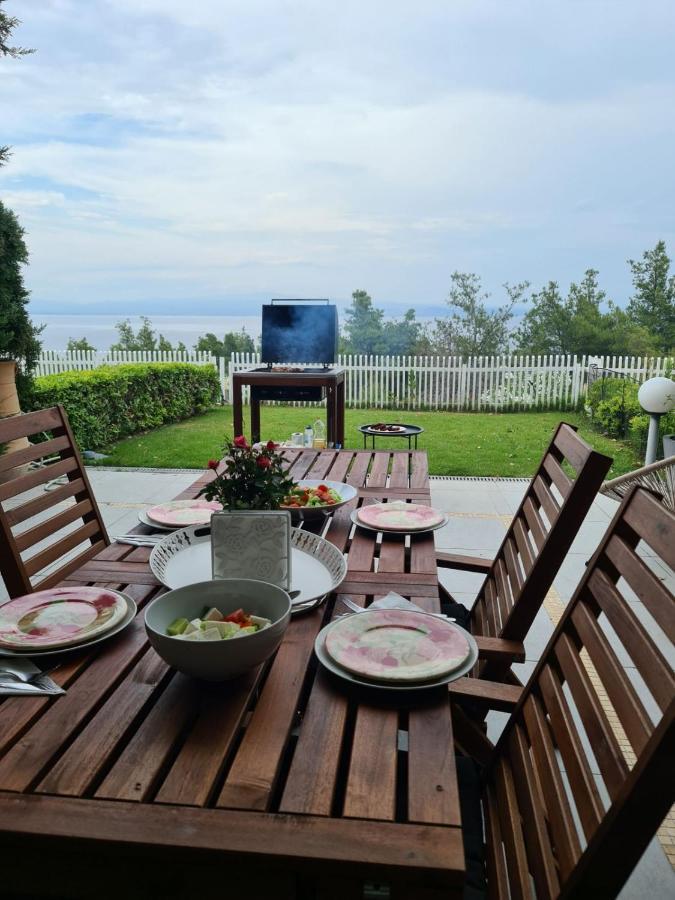 Janis Seaview Villa Nea Fokea Ngoại thất bức ảnh