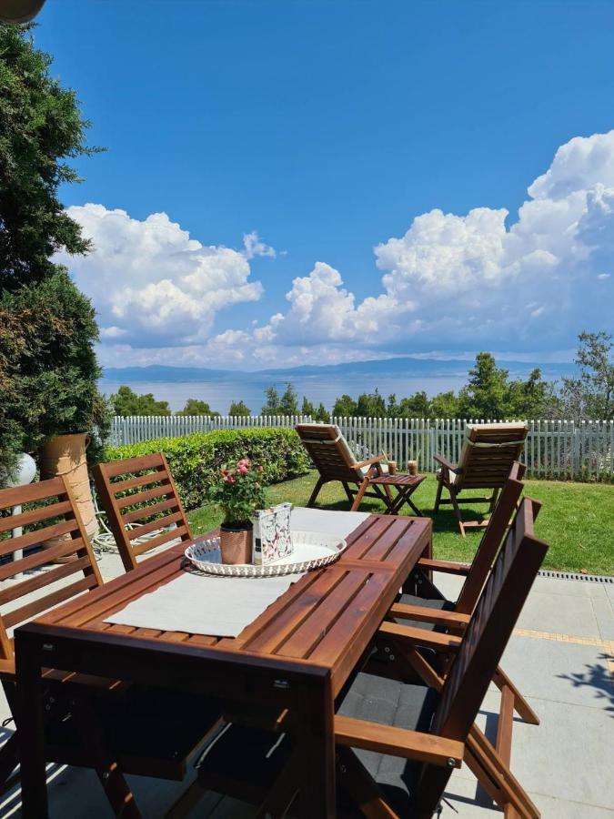 Janis Seaview Villa Nea Fokea Ngoại thất bức ảnh